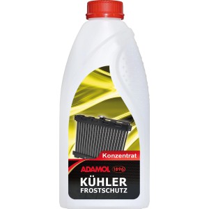 Adamol Kühlerfrostschutz 1 l Konzentrat für PKW und Heizung.