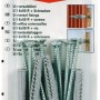 Fischer Universaldübel UX 6x50 mit Schrauben, 10er-Packung, geeignet für diverse Baustoffe.