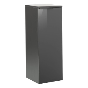 Fackelmann Bad-Hochschrank Luna, Anthrazit, 30,2 cm breit.