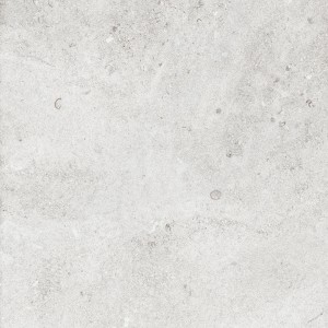 Feinsteinzeug Terrassenplatte Imperial Grigio Chiaro, 60x60 cm, helle Steinoptik.