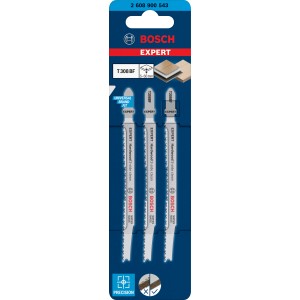 Bosch Stichsägeblätter Expert T 308 BF Hardwood 2-Side Clean, 3er-Pack.