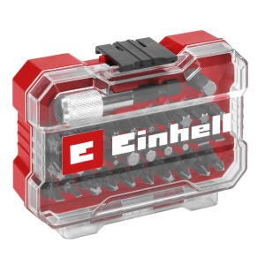 Einhell Bit-Set, 30-teilig im XS-Case mit Gürtelclip. Schraubenzieher-Bits aus CrV-Stahl.