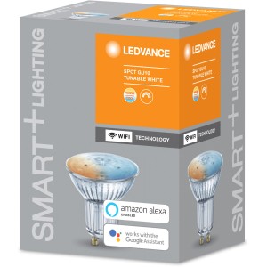 Ledvance Smart+ WiFi LED-Reflektorlampe PAR16 GU10, dimmbar und tunable white.