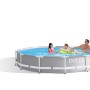 Intex Frame Pool-Set Prism Rondo, Ø 366 cm, mit Familie im Wasser.