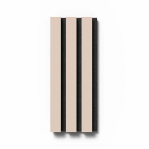 Akustikpaneel-Muster Linoleum Powder Filz Schwarz 29,5 cm x 15 cm