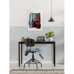 Komar Keilrahmenbild Star Wars Stormtrooper Painting Blau