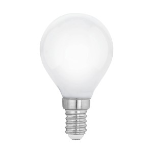 Eglo E14 LED Leuchtmittel in Globeform, 7W, warmweißes Licht.