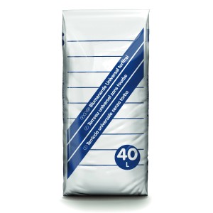 Palette torffreie Blumenerde (51 x 40L) im weißen Sack. Universalerde für Garten, Balkon und Terrasse.