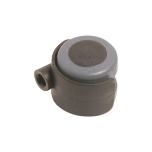 Parkett-Doppelrolle Ø 40mm, 30kg Traglast, mit Rückenloch für empfindliche Böden.