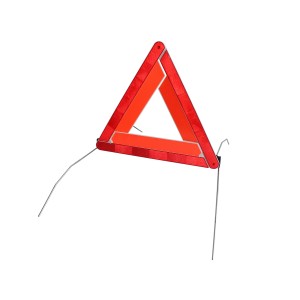 Apa Euro-Warndreieck Mini, rot reflektierend, zur Absicherung von Unfallstellen.