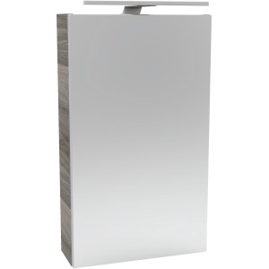 Fackelmann Spiegelschrank SBC Steinesche 40 cm mit LED-Leuchte und Softclose-Türen.