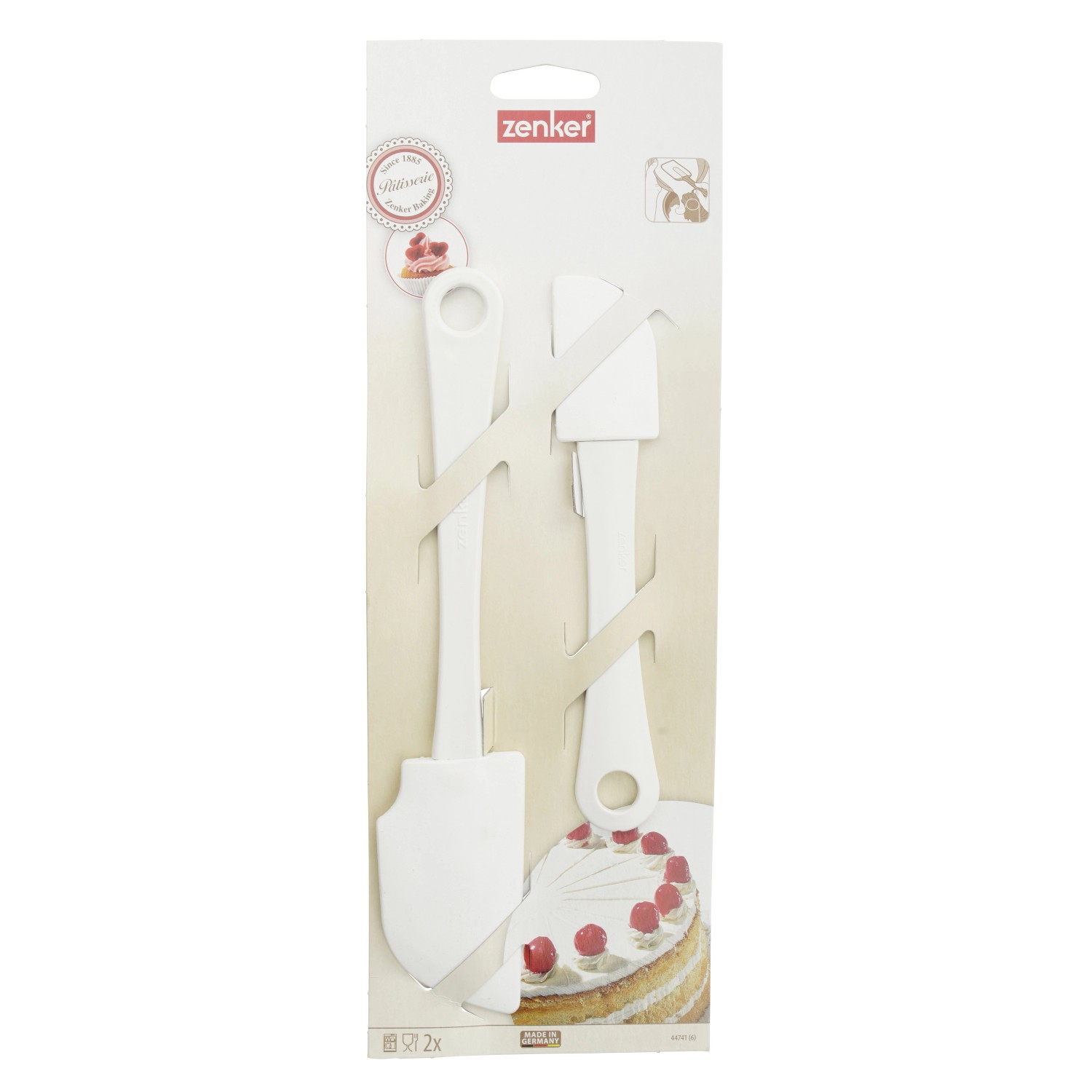 Zenker Backpinsel-Set 2-teilig - 25mm & 35mm Naturborsten Für Patisserie