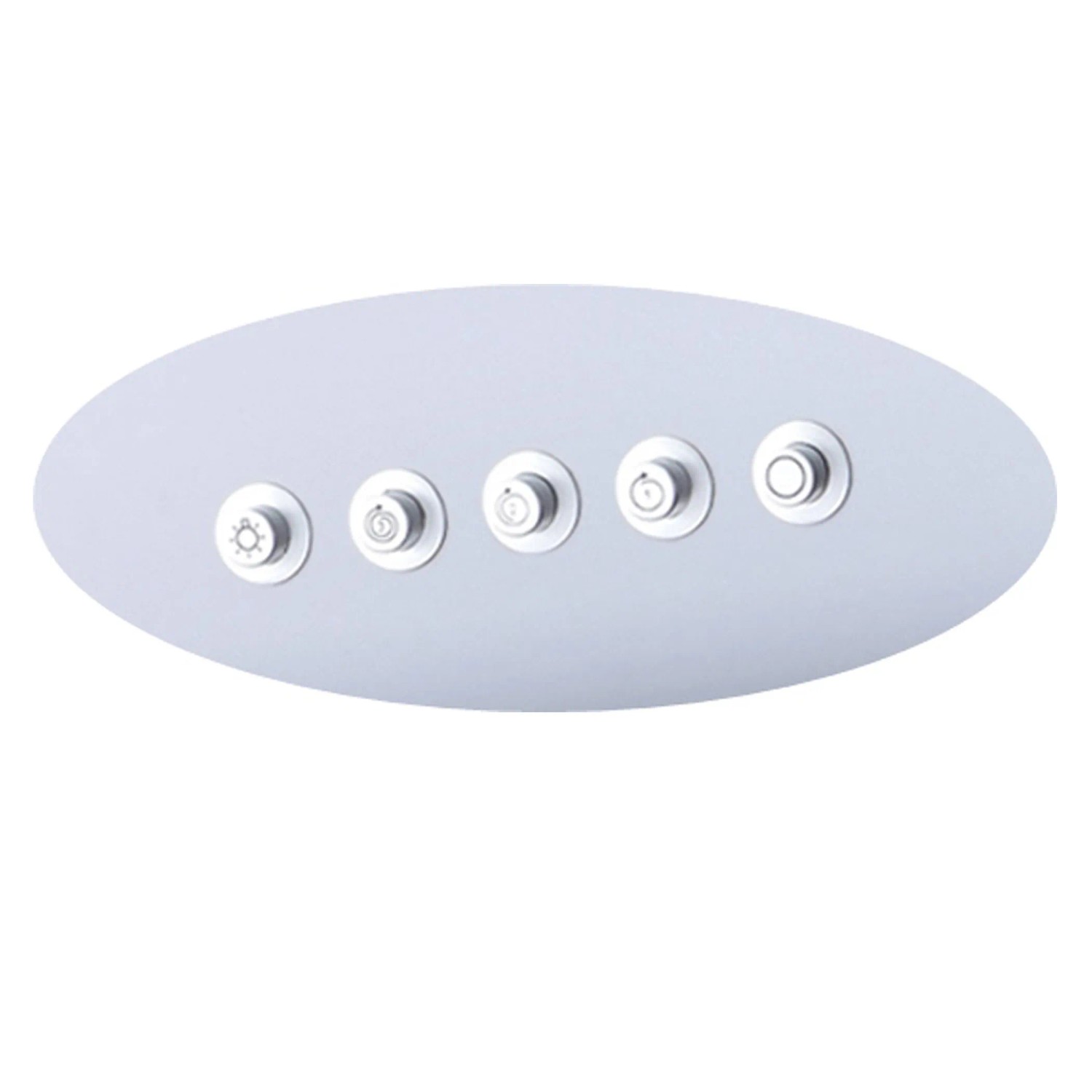 Flex-Well Küchenzeile Wito, 280 cm, Weiß: Detailansicht der Bedienelemente.