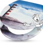 baliv WC-Sitz La Piedra mit Leuchtturm-Motiv und Absenkautomatik.