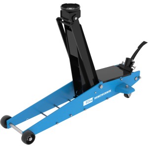 Güde Rangierwagenheber GRH 2/800 HD, 2 t, blau, mit Rollen und extra langem Rahmen.