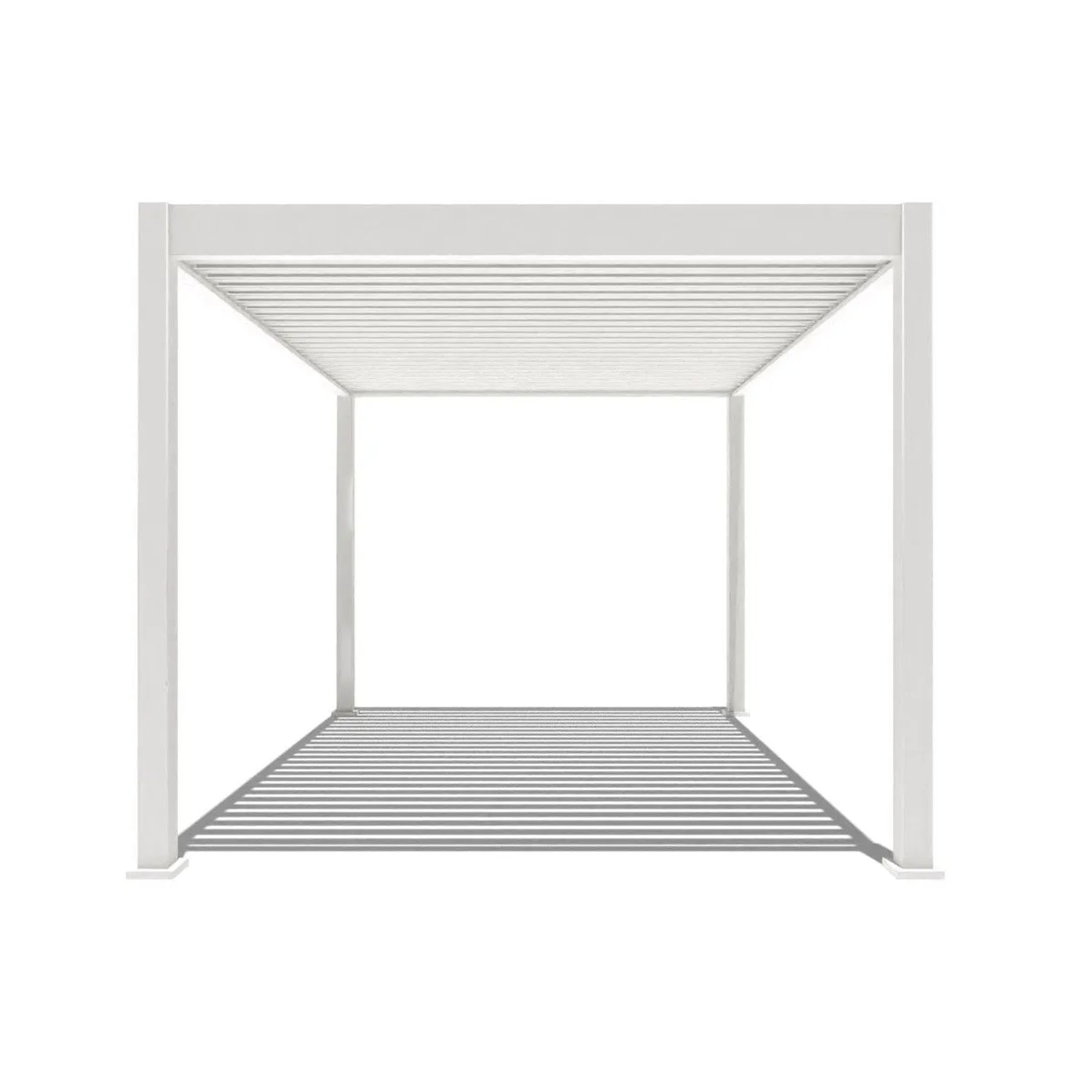 Weide Deluxe Elektrisch Pavillon Terrassenüberdachung Aluminium Led 3 X 4 M_8