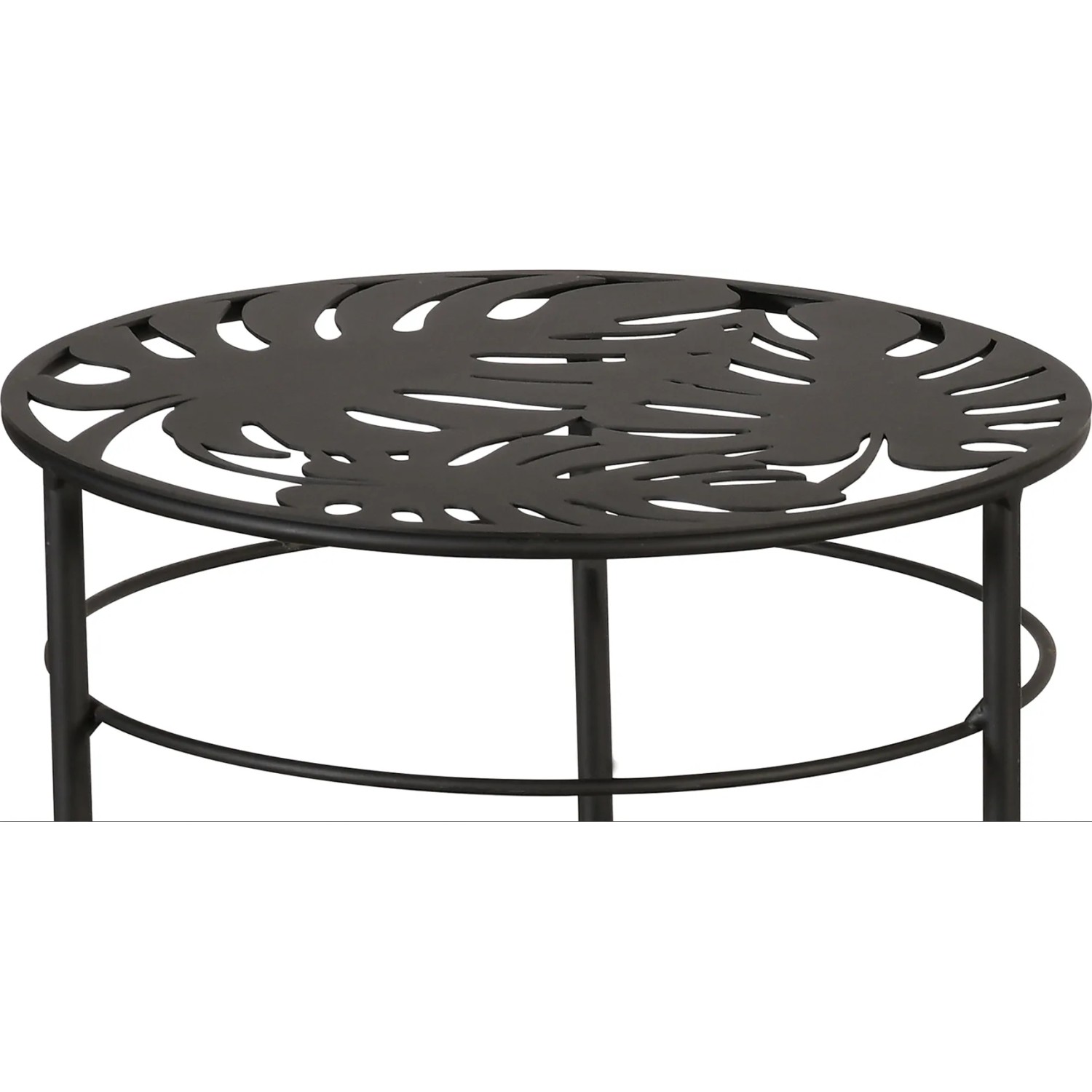 Blumenstnder Monstera Metall  28 cm x 70 cm Anthrazit kaufen bei OBI