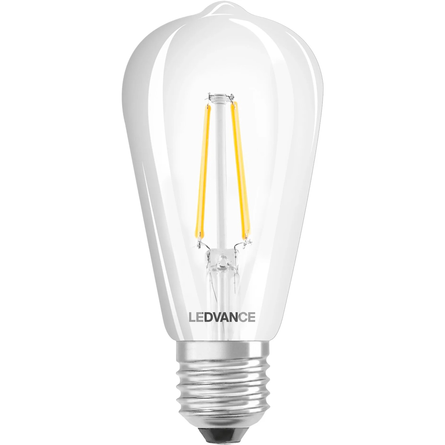 Ledvance Smart+ Filament Edison E27 Leuchtmittel, 6W, klare Glühbirne mit WiFi.