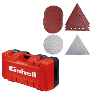 Einhell Trockenbauschleifer TC-DW 225 X im Koffer mit Schleifscheiben.