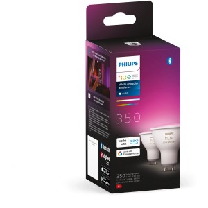 Philips Hue GU10 LED-Spot Doppelpack, White & Color Ambiance, 2er-Pack. Smarte Beleuchtung für Ihr Zuhause.