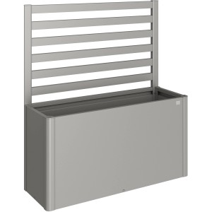 Biohort Rankgitter, Quarzgrau-Metallic, für Hochbeet-Pflanzen.