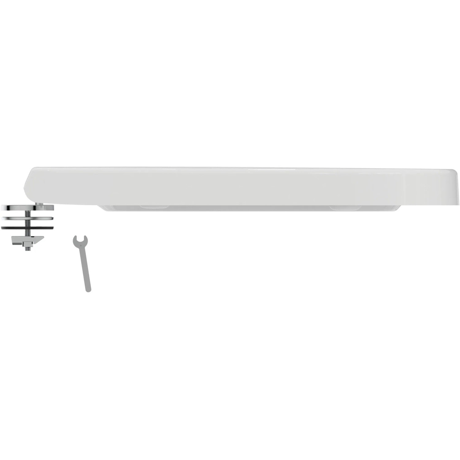 Ideal Standard i.life S WC-Sitz Wrapover, Weiß, mit Befestigungsmaterial.