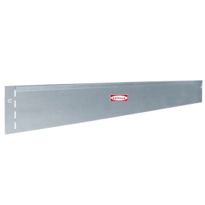 Bellissa Rasenkante, verzinkt, 118 cm lang, zur flexiblen Gartengestaltung.