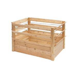 Westmann Hochbeet Premium XXL aus Lärchenholz, naturbelassen, für Garten oder Balkon.
