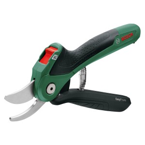 Bosch EasyPrune Akku-Gartenschere, Grasschere/Strauchschere mit Power-Assist für präzise Schnitte.