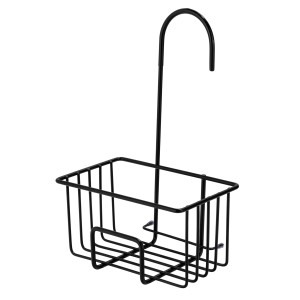 Wenko Dusch-Caddy Milito 18 cm x 28,5 cm x 13 cm Schwarz