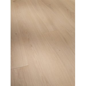 Parkettmuster: Landhausdiele Eiche Weiß matt, Detailansicht.