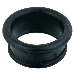 Schwarzer Kirchhoff Gewindenippel 32mm für Siphonabgang.