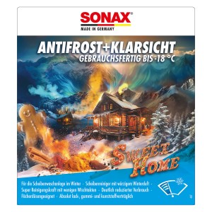 Sonax Scheibenreiniger Sweet Home Antifrost 5L, gebrauchsfertig bis -18°C für klare Sicht im Winter.