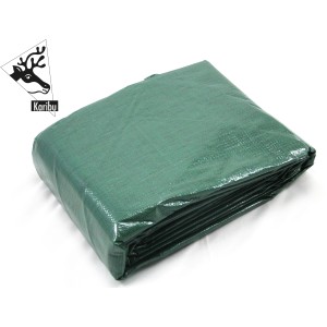 Karibu Winterabdeckplane, Modell 5, grün, zum Schutz Ihres Pools im Winter.