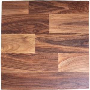 Andiamo PVC Bodenbelag Act Stabparkettoptik Nussbaum Meterware Breite: 300 cm