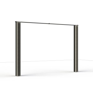 Siena Garden Seitenteile Silber-Grau für Schattenmanufaktur, 300x210cm, Zubehör für Lauben & Pavillons.