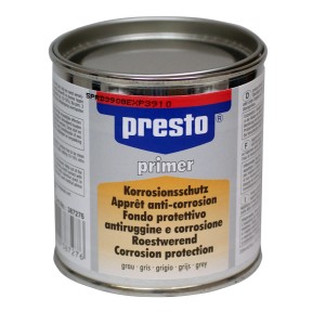 Presto Korrosionsschutz Primer Grau, 200ml Dose für Lackreparatur.