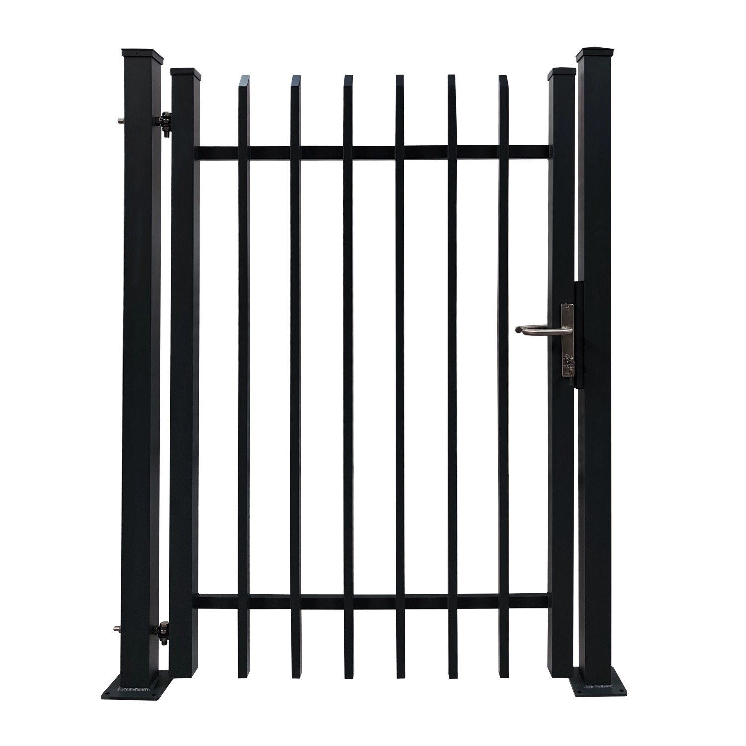 DekorEinzeltor Porto mit Bodenplatte zum Aufdübeln 120 cm x 180 cm