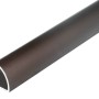 Bodenausgleichsprofil aus Aluminium, 9 mm x 24,5 mm x 1000 mm, in Bronze.