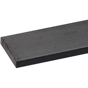 Arcansas Flachstange aus Stahl, 4x10x1000 mm, ideal für hohe Belastungen, schweißbar.