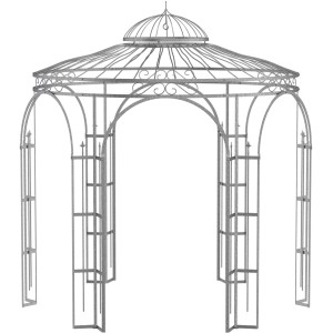 Eleo Pavillon Metall Milano 300 cm x Ø 290 cm Feuerverzinkt
