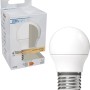 E27 LED-Leuchtmittel Globe G45, 4,9W, 470lm, warmweiß, mit Verpackung.
