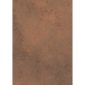 Kaindl Arbeitsplatte in Cortenstahl-Optik, 410x65x3,8 cm, für moderne Küchen.