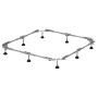 Bette Fuß-System für Steel Duschwanne 90x75cm, Metallrahmen mit höhenverstellbaren Füßen.