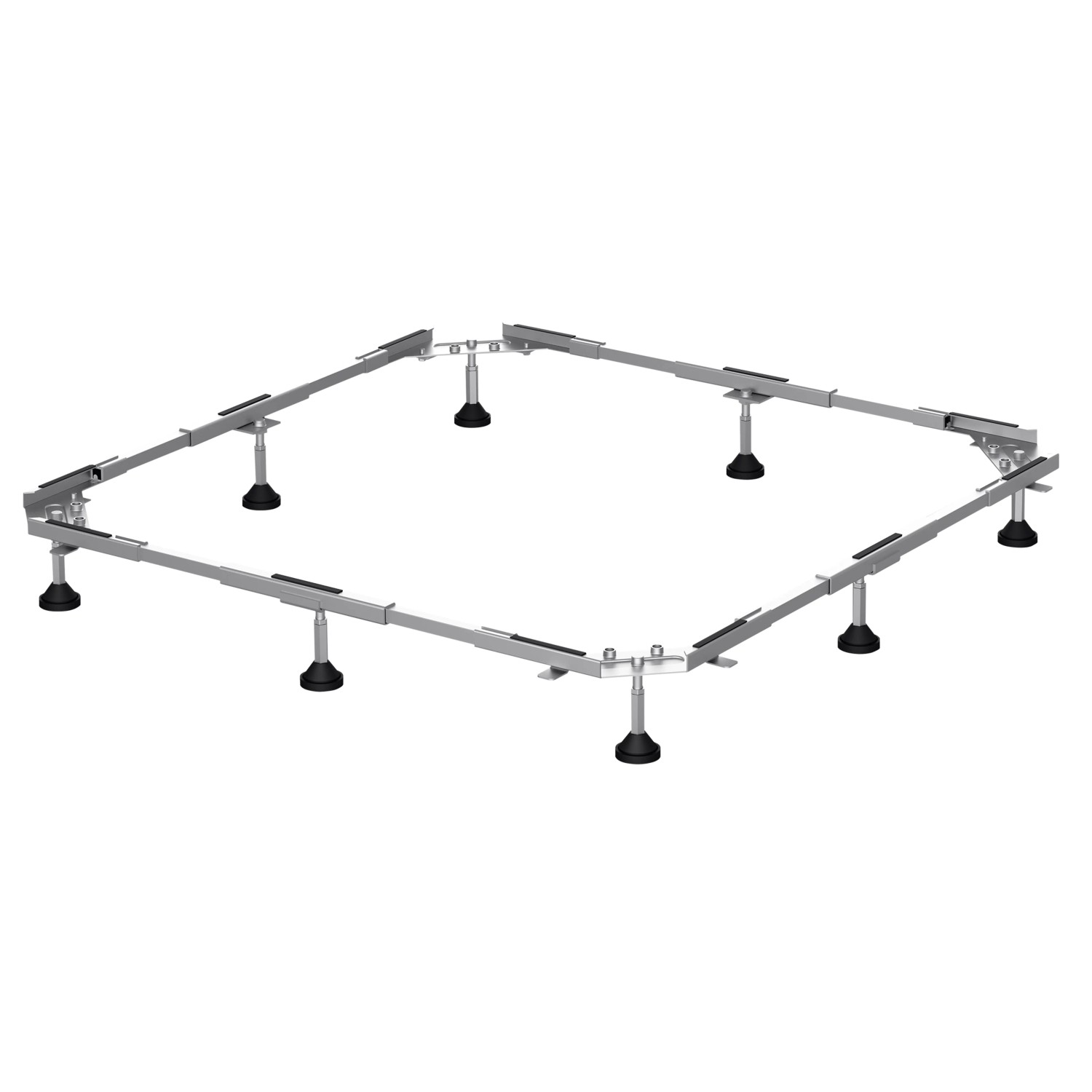 Bette Fuß-System für Steel Duschwanne 90x75cm, Metallrahmen mit höhenverstellbaren Füßen.