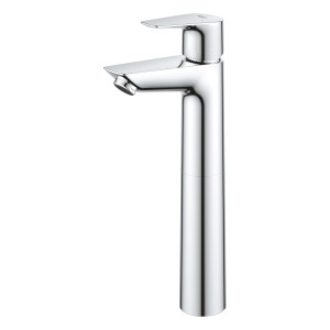 Grohe QuickFix Waschtischarmatur Start Edge XL mit Push-open Ablaufgarnitur, Chrom.