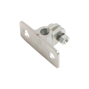 Auflagebock 42 mm aus Grauguss für 12 mm Achsen von Transportrollen.