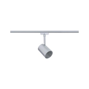 Paulmann URail Schienenspot Luxe, zylindrisch, mattes Chrom, auf Schiene. Für LED-Schienensysteme.