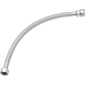 Flexibler Edelstahl-Schlauch, 3/8 x 10 mm x 300 mm, für Küchenarmaturen.
