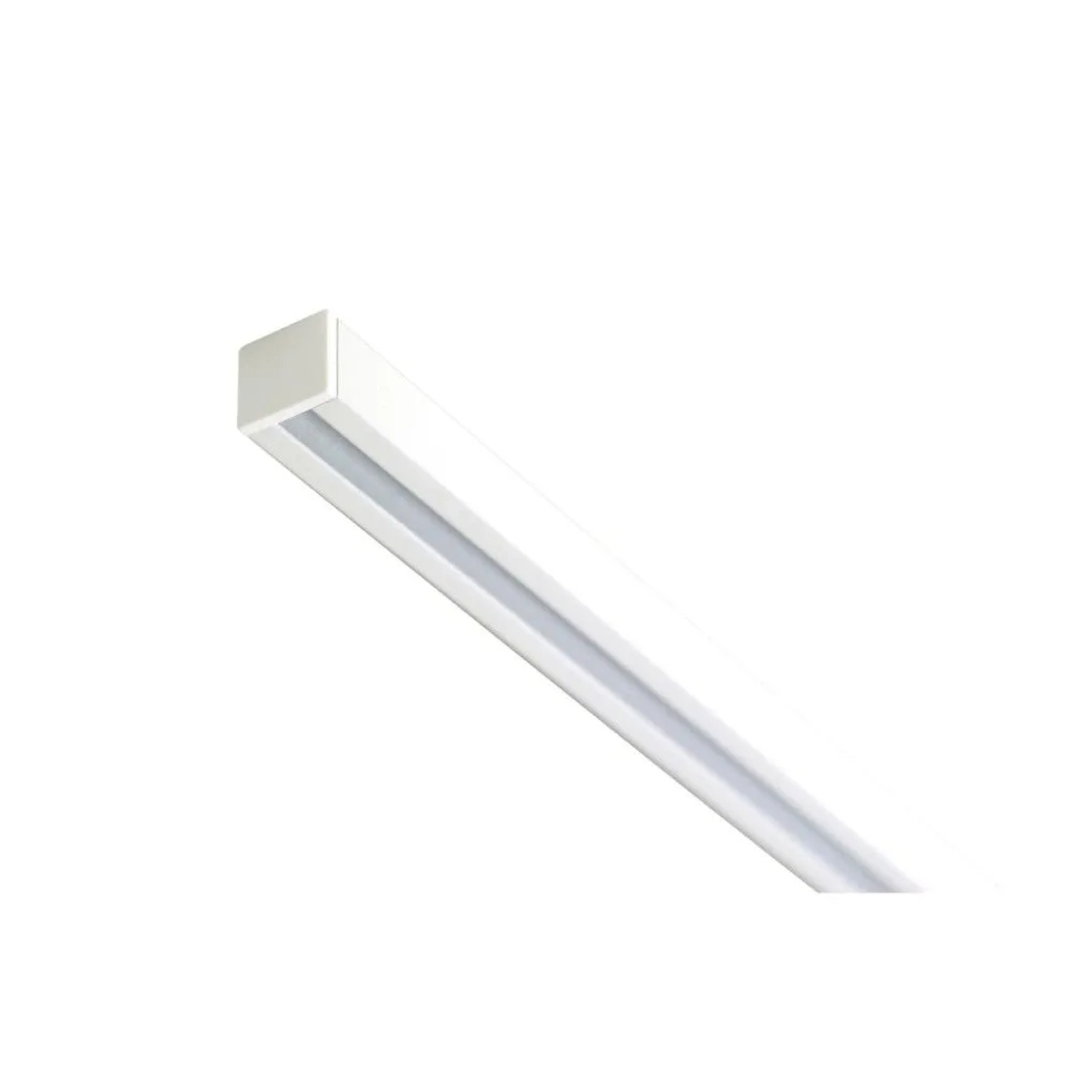 Deco-Raum Gardinenschiene nach Maß 1-Lauf Square Weiß 220cm_7